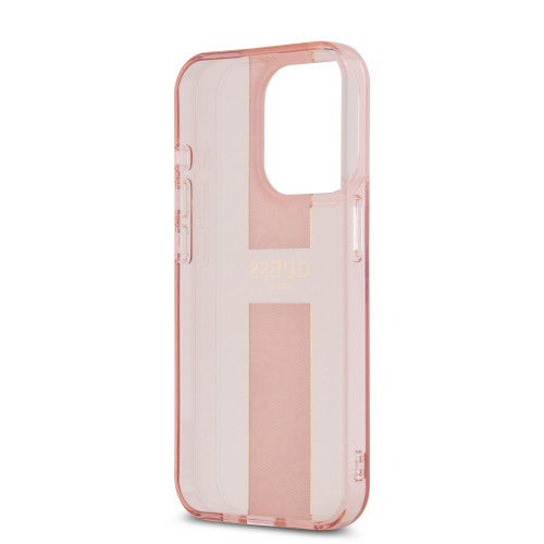 6649 GUESS HC IML 4G STRIPE PINK iPhone 15 PRO MAX