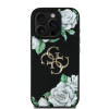 6910 GUESS HC GRAINED PU ROSES AND BIG 4G LOGO BLACK iPhone 15 PRO MAX