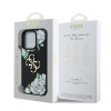 6910 GUESS HC GRAINED PU ROSES AND BIG 4G LOGO BLACK iPhone 15 PRO MAX