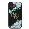 6927 GUESS HC GRAINED PU ROSES AND BIG 4G LOGO BLACK iPhone 16