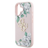 7078 GUESS HC GRAINED PU ROSES AND BIG 4G LOGO PINK iPhone 16