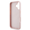 7078 GUESS HC GRAINED PU ROSES AND BIG 4G LOGO PINK iPhone 16