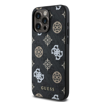 2887 GUESS HC MAGSAFE PU PEONY ON 4G BACKGROUND BLACK iPhone 15 PRO