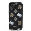 2870 GUESS HC MAGSAFE PU PEONY ON 4G BACKGROUND BLACK iPhone 15