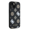 2870 GUESS HC MAGSAFE PU PEONY ON 4G BACKGROUND BLACK iPhone 15