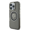 3680 GUESS HC MAGSAFE IML METAL MOUNTAIN LOGO BLACK iPhone 16 PRO
