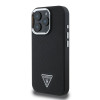 2320 GUESS HC MAGSAFE GRAINED PU TRIANGLE LOGO BLACK iPhone 16 PRO
