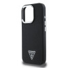 2320 GUESS HC MAGSAFE GRAINED PU TRIANGLE LOGO BLACK iPhone 16 PRO