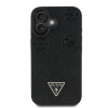 7528 GUESS HC MAGSAFE GRAINED PU HOT STAMP TRIANGLE BLACK iPhone 16