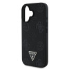 7528 GUESS HC MAGSAFE GRAINED PU HOT STAMP TRIANGLE BLACK iPhone 16