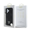 7528 GUESS HC MAGSAFE GRAINED PU HOT STAMP TRIANGLE BLACK iPhone 16