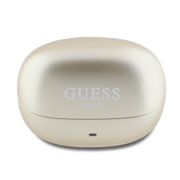 9051 GUESS TWS ANC/ENC CAPSULE CLASSIC PRINTED LOGO GOLD