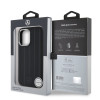 7040 MB HQ MAGSAFE SILICONE W/ VERTICAL TONAL STRIPES BLACK iPhone 16