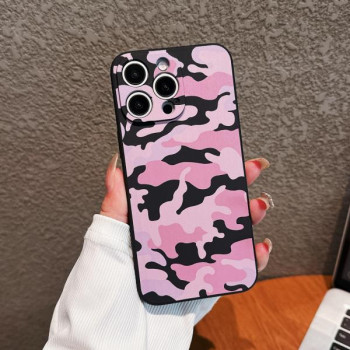 Калъф силикон Art Black Камуфлаж за iPhone 15 Pro 6.1 / Черен /